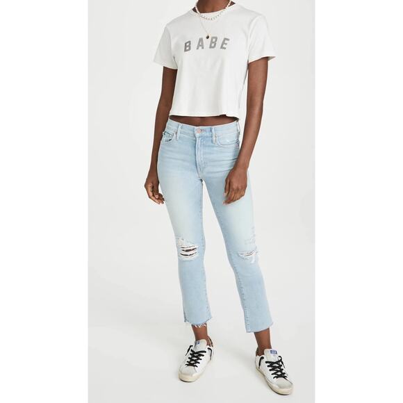 Mother Denim - Mother The Insider Crop Step Fray Free Hugs 26